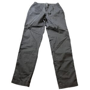 Oska Straight Leg Pull On Dress‎ Pants Sz 1 US 6/8  Black Minimalist Lagenlook